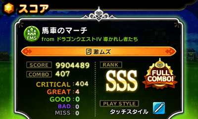 馬車のマーチ 究極の譜面